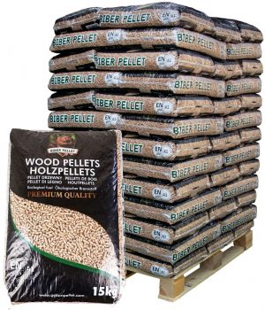 Pallet Biber houtpellets En plus A1