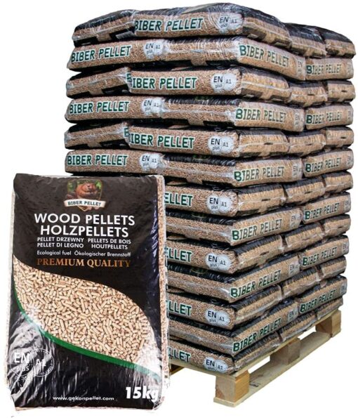 Pallet Biber houtpellets En plus A1