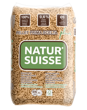 Natur Suisse Premium houtpellets 6mm