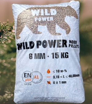Wild Power houtpellets 6mm